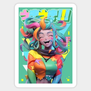 Joyful - Happy Collection | Anime Manga 3D Pop Art Japan Style Design | PROUD OTAKU Sticker